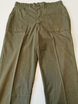 U.S. Utility trousers 2nd pattern, 1960´s till early 70´s, this is the one you´ll see in early Vietnam war pics. Size 38 x 31, very good condition