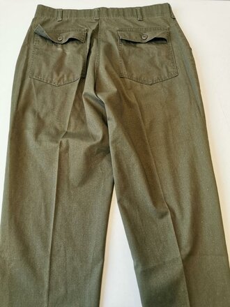 U.S. Utility trousers 2nd pattern, 1960´s till early 70´s, this is the one you´ll see in early Vietnam war pics. Size 38 x 31, very good condition