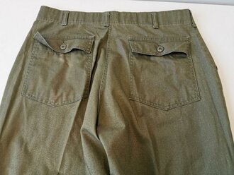 U.S. Utility trousers 2nd pattern, 1960´s till early 70´s, this is the one you´ll see in early Vietnam war pics. Size 38 x 31, very good condition