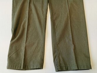 U.S. Utility trousers 2nd pattern, 1960´s till early 70´s, this is the one you´ll see in early Vietnam war pics. Size 38 x 31, very good condition