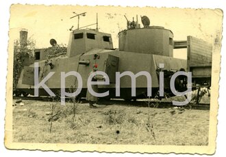 Aufnahme eines Panzerzuges der Wehrmacht