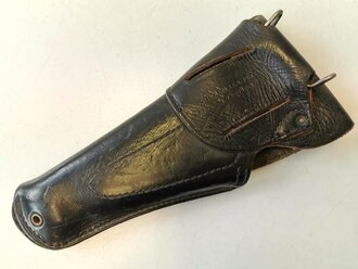 U.S. Colt holster. Blackened leather, used