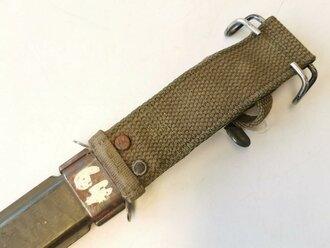 U.S. post war, Scabbard M8A1  ( 1st pattern ) made by BM CO