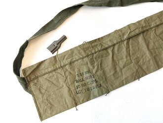 U.S. 1969 dated 5,56mm Ammunition Bandolier with filler...