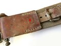 Rückenpolster für Feldfunkgerät, Handladesatz usw. der Wehrmacht. getragenes Stück in gutem Zustand, ungereinigt