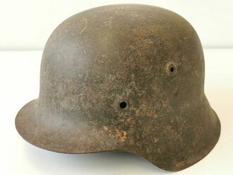 Stahlhelmglocke Wehrmacht Modell 1942, Originallack,...