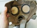 Wehrmacht, Gasmaske in Dose Modell 1938. Originallack, ungereinigt