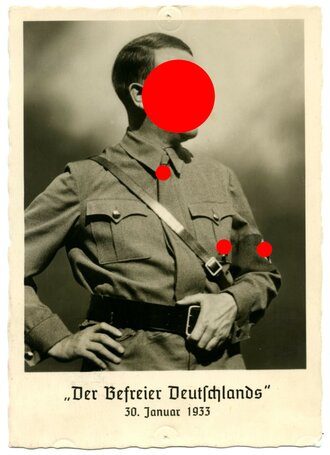 Hoffmann Fotopostkarte "Der Befreier Deutschlands" 30. Januar 1933