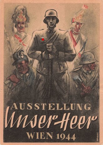 Ansichtskarte "Ausstellung Unser Heer Wien 1944"