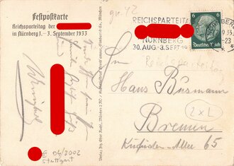 III. Reich - farbige Propaganda-Postkarte  "...