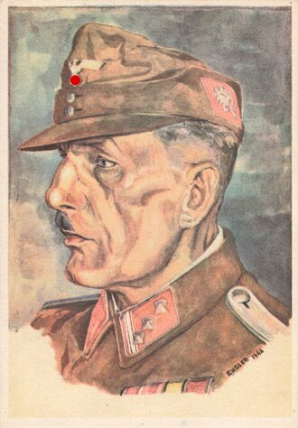 VDA farbige Propagandakarte " SA Führer aus Biktring bei Klagenfurt"