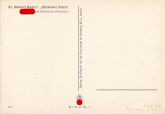 VDA farbige Propagandakarte " SA Führer aus...