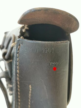 Werkzeugtasche für Angehörige der Nachrichtentruppe, getragenes Stück, datiert 1941