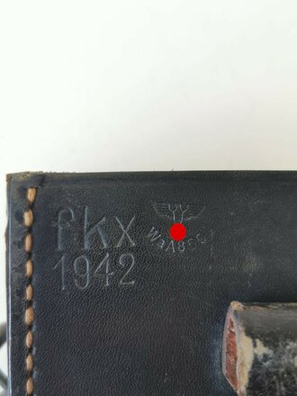 Tasche zum Schnurlosen Überträger der Wehrmacht datiert 1942