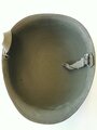 U.S. WWII front seam steel helmet shell, overpainted