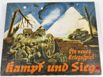 "Kampf und Sieg" Ein neues Kriegsspiel von Heinz Dinter . Komplett, seltenes Spiel