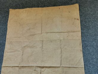 1.Weltkrieg, Grünmeliertes Stück Stoff für Pickelhaubenüberzüge, Maße 220 x 107cm
