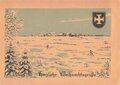 Ansichtskarte "Feldpostkarte - Herzliche Weihnachtsgrüße", datiert 1941