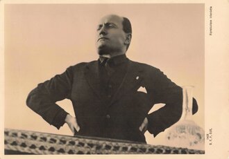 Ansichtskarte "Riproduzione Interdetta Mussolini" Nr. 1408
