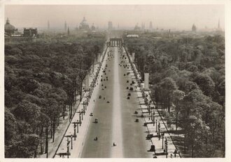 Ansichtskarte "Ost-West Achse in Berlin - Blick auf das Brandenburger Tor"