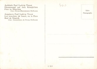 Ansichtskarte "Ehrentempel auf dem Königlichen Platz in München"