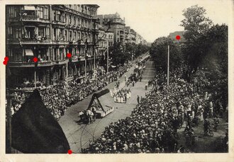 Ansichtskarte "Hamburg, Olympia-Festzug 16. Juli 1936"