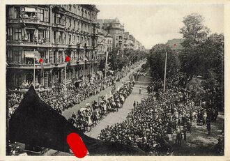 Ansichtskarte "Hamburg, Olympia-Festzug 16. Juli 1936"