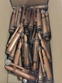 Feuerzeug in Form einer Patrone aus der Zeit des 2.Weltkrieg. Kupfer, ungebraucht, Funktion  nicht geprüft , sie erhalten ein ( 1 ) Stück