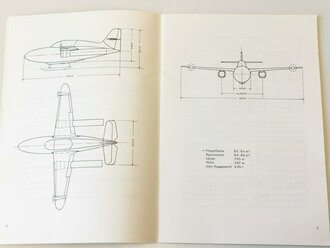 Kopie oder neuzeitliche Zusammenstellung " Me 328B leichtes Schnellkampfflugzeug"  48 Seiten, DIN A4