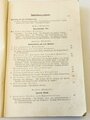 "Der Dienstunterricht im Heere, Ausgabe für den Schützen der Schützenkompanie" Jahtgang 1940 stärker gebraucht, Einband zum Teil lose
