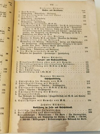 "Der Dienstunterricht im Heere, Ausgabe für den Schützen der Schützenkompanie" Jahtgang 1941 stärker gebraucht
