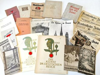 Konvolut Hefte, Bücher, Zeitungen, jeweisl nicht auf Vollständigkeit geprüft