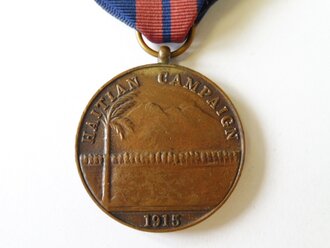 U.S. Army before WWI, medal "Haitian campaign",...