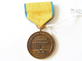 U.S. Army before  WWI, medal "China relief...