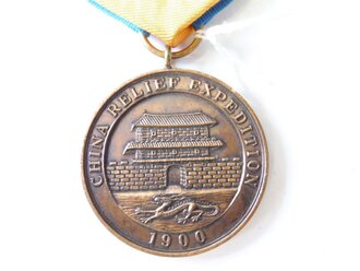 U.S. Army before  WWI, medal "China relief...