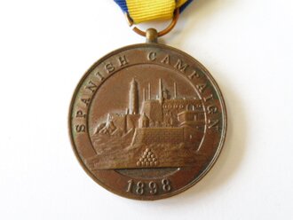 U.S. Army before WWI, medal "Spanish campaign...