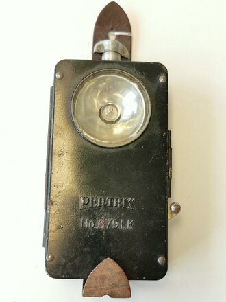Taschenlampe Wehrmacht, Pertrix No 679 LK,  Originallack,...