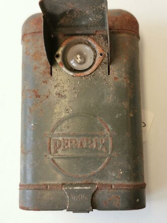1.Weltkrieg Taschenlampe "Pertrix" Feldgrauer...