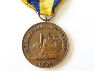 U.S. Army before WWI, medal "West indies...