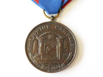 U.S. Army before WWI, medal "Philippine...