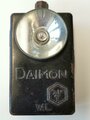Taschenlampe "Daimon W.L.",  Originallack, Funktion nicht geprüft