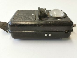 Taschenlampe Wehrmacht "Berker" stark getragen, leicht defekt,  Funktion nicht geprüft