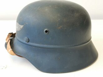 Stahlhelm Luftschutz, Originallack, ungereinigtes Stück