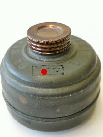 Gasmaskenfilter Wehrmacht Filtereinsatz 41, Originallack