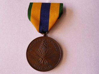 US Army before WWI, medal "Mexican service 1911-1917", older reproduction