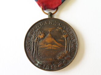 U.S. Army before WWI, medal "Nicaraguan Campaign...