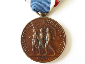 U.S. Army before WWI, medal "Philippine insurrection 1899", OLDER REPRODUCTION