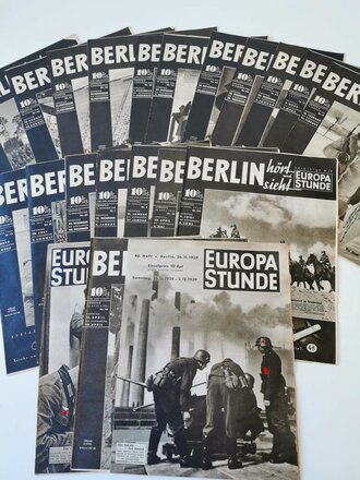 21 Ausgaben " Berlin hört und sieht"...