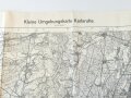 Kleine Umgebungskarte Karlsruhe, Stand 1940