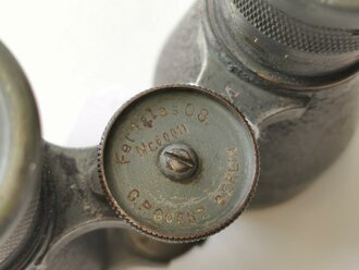 1. Weltkrieg, Fernglas 08 von Goerz Berlin. Originallack, gute Durchsicht